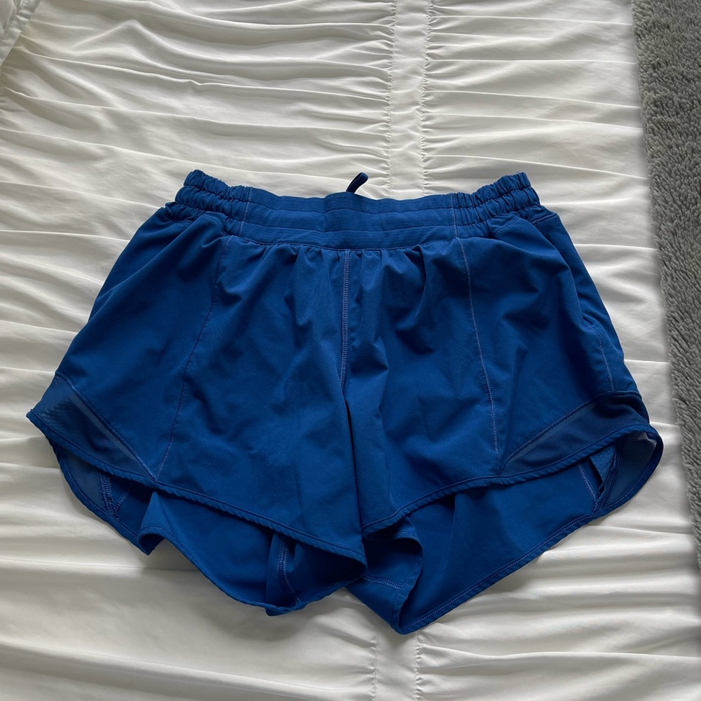 RARE lululemon Symphony Blue Hotty Hot Shorts